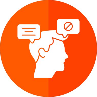 Bir fikrim var. Web simgesi basit illüstrasyon