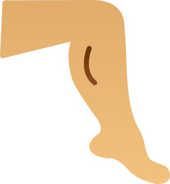 bacak ikonu, çizgi film tarzı