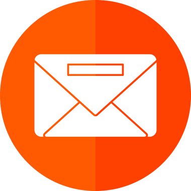 E-posta. Web simgesi basit illüstrasyon