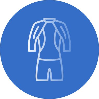 Kıyafetler. Web simgesi vektör illüstrasyonu