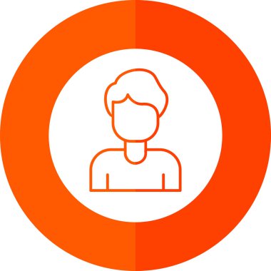 İnsan simgesinin vektör illüstrasyonu