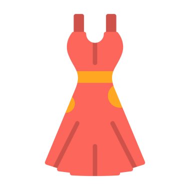 elbise simgesi, vektör illüstrasyonu basit tasarım