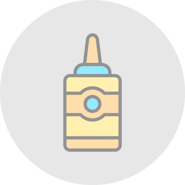 Yapıştırıcı ağ simgesi, vektör illüstrasyonu 