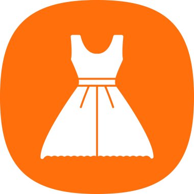 Elbise. Web simgesi basit illüstrasyon 