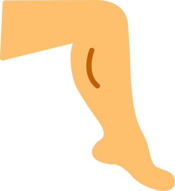 bacak ikonu vektör illüstrasyonu