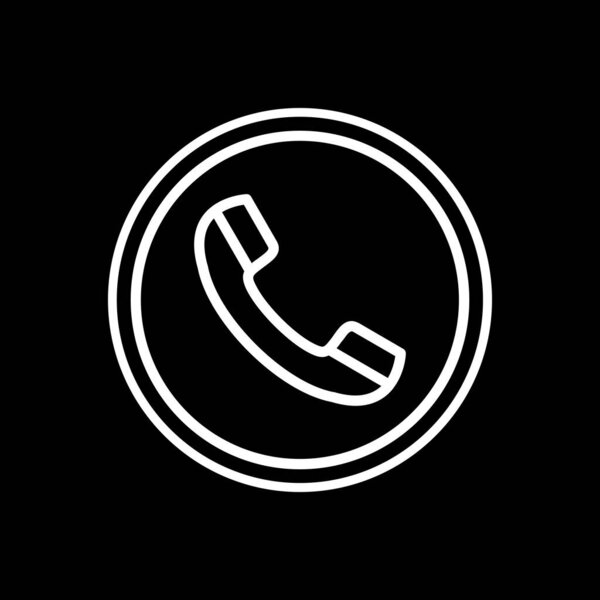 иконка телефона, векторная иллюстрация простой дизайн