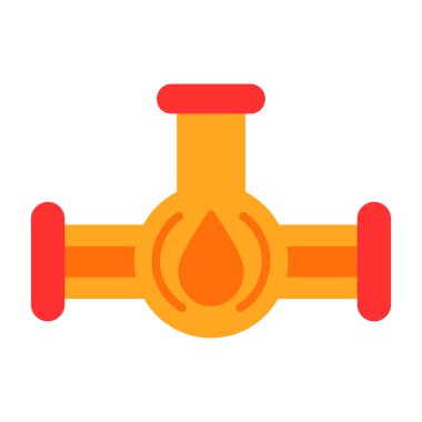 Gaz borusu. Web simgesi