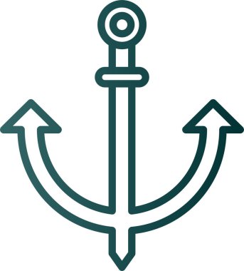 Çapa. Web simgesi basit illüstrasyon 