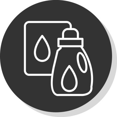 şişe sütü simgesi ana hatlarıyla