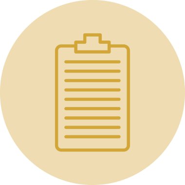 Pano simgesi, vektör illüstrasyonu basit tasarım