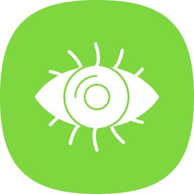 Göz düzlüğü simgesi, vektör çizimi