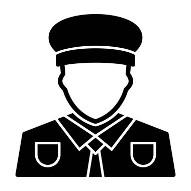 asker simgesi vektör illüstrasyonu