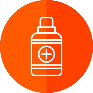 Modern tıp ikonunun vektör illüstrasyonu