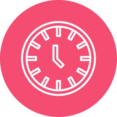 zaman, saat vektör simgesi, illüstrasyon 