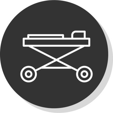 Bir el arabasının vektör illüstrasyonu