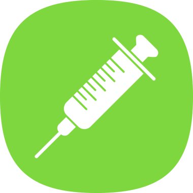 Şırınga web simgesi, vektör çizim