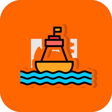 Simge vektör çizim şamandıra 