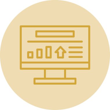 seo modern simgesinin vektör illüstrasyonu