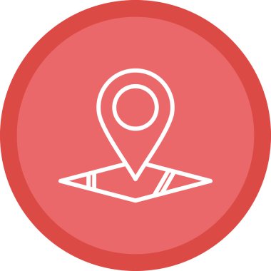 konum pin konum simgesi, vektör arkaplan 