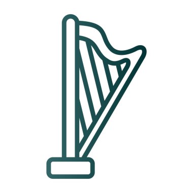 İzole arp müzik aleti