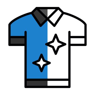 Lekesiz çamaşır ve giysi tasviri için taze ve temiz giysi simgesi