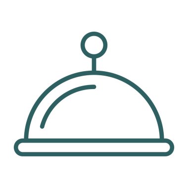 restoran çizgisi vektör simgesi