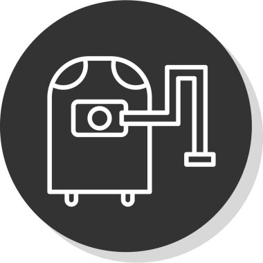 Benzin istasyonunun vektör illüstrasyonu