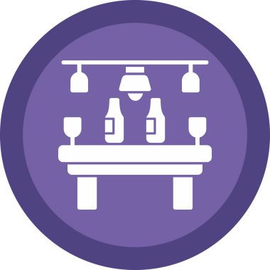 Şarap. Web simgesi basit illüstrasyon