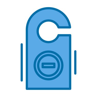 Kapı simgesi. Kapı vektör simgesi web için basit örnek