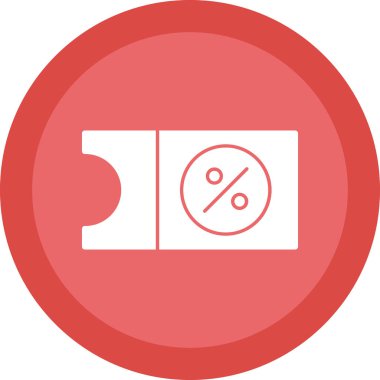 yüzde indirim vektör simgesi