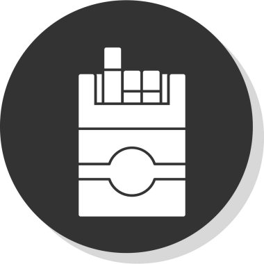 sigara ikonu vektör illüstrasyonu 