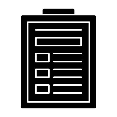 Belge. Web simgesi basit illüstrasyon 