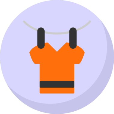 Tek bir izole simge tasarımının vektör çizimi