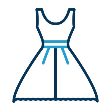 Elbise. Web simgesi basit illüstrasyon 