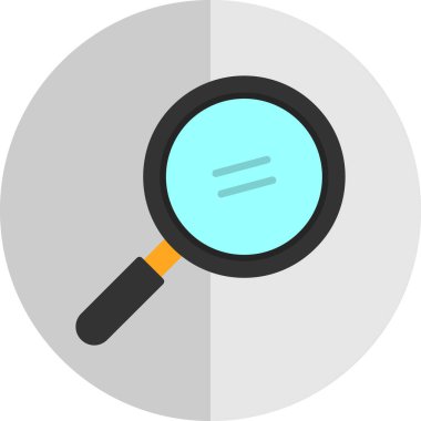 Arama Simgesi - Büyütme Cam Vektörü, Tasarım, Sunum, Web Sitesi veya Uygulamalar İçin İmza ve Sembol.