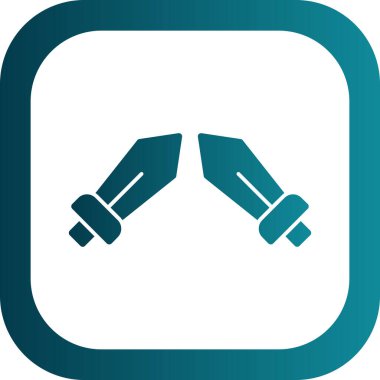 İki bayrak tutan ellerin vektör simgesi