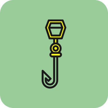 düz kanca vektör çizimi