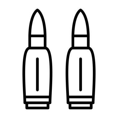 kurşun simgesi, vektör illüstrasyonu