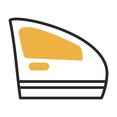 Araba kapısı. Web simgesi basit illüstrasyon