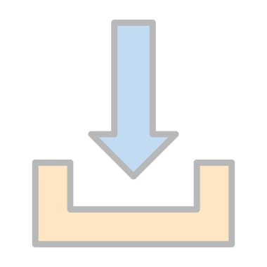 İndir. Web simgesi basit illüstrasyon