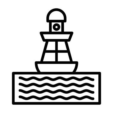 Simge vektör çizim şamandıra 