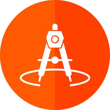 Pusula. Web simgesi basit illüstrasyon 