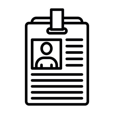 haber vektörü ince çizgi simgesi