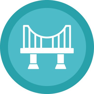 Köprü. Web simgesi basit illüstrasyon