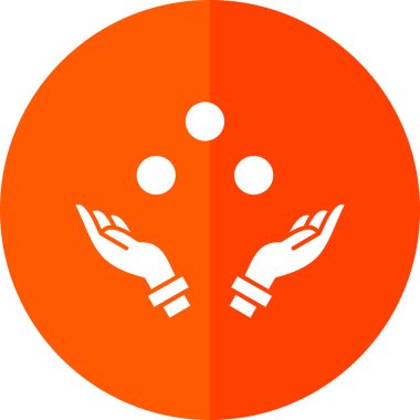 Yaprak simgesini tutan eller