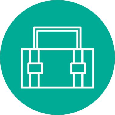  Evrak Çantası'nı web simge vektör çizim 