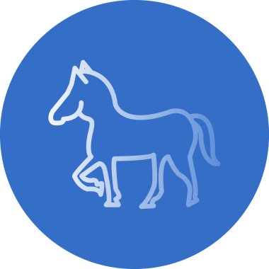 At yassı simgesi, vektör illüstrasyonu