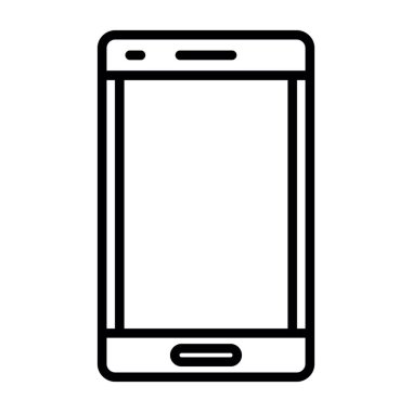 akıllı telefon simgesi vektör illüstrasyonu