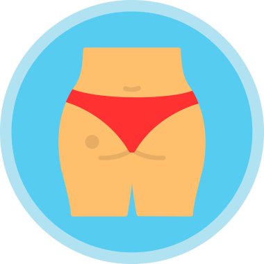 Şort. Web simgesi basit illüstrasyon