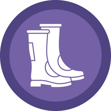 Welly bot simgesi, vektör illüstrasyon tasarımı